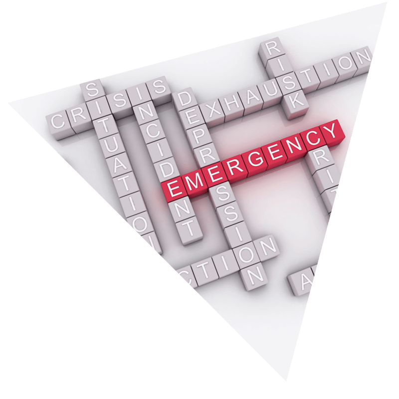 Emergency Response - Crossword puzzle background